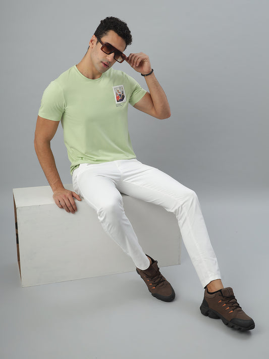 Mint Green Seamless Crew Neck Tshirt