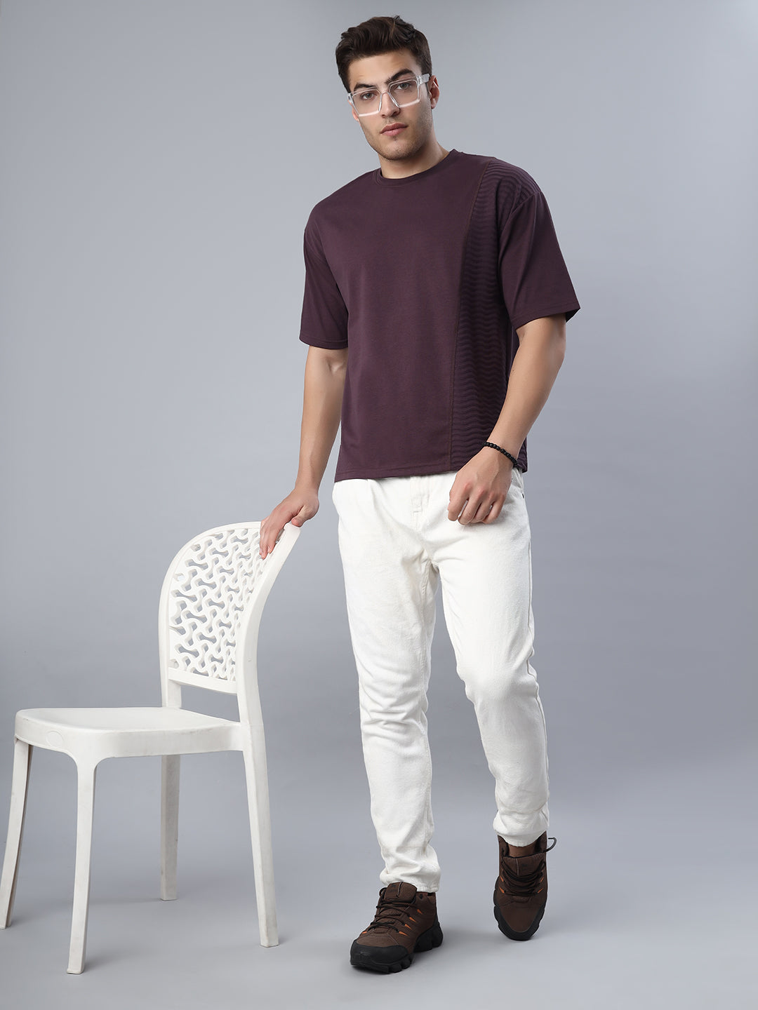 Wine Oversized Tshirt