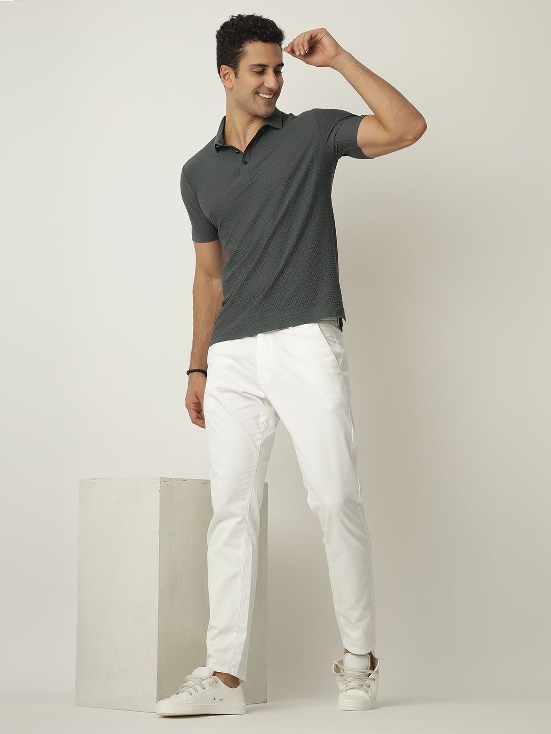 Cool Grey Polo Tshirt