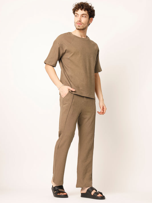 Brown Travel Co ords Sets