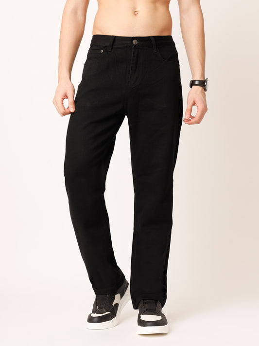 Black Straight Fit Jeans