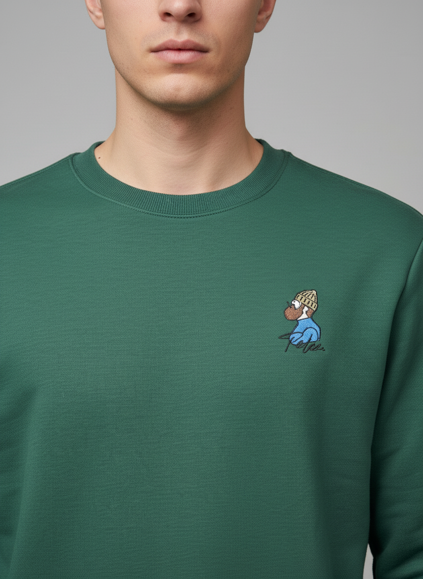 Explorer Forest Green Sweatshirt