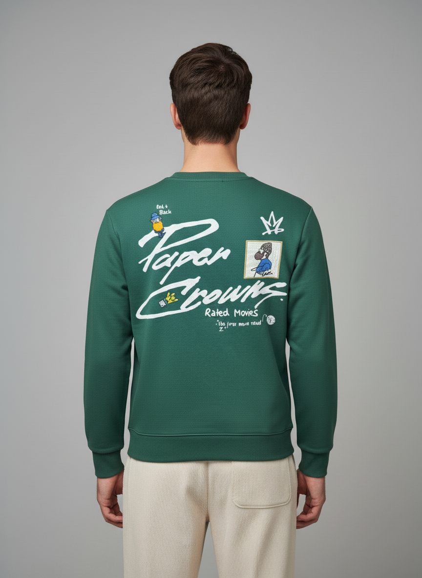 Explorer Forest Green Sweatshirt