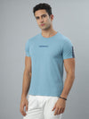 Blue Seamless Crew Neck Tshirt