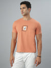 Peach Seamless Crew Neck Tshirt