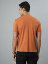 Orange Seamless Crew Neck Tshirt