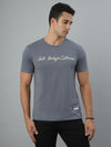 Blue Seamless Crew Neck Tshirt