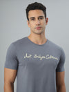 Blue Seamless Crew Neck Tshirt