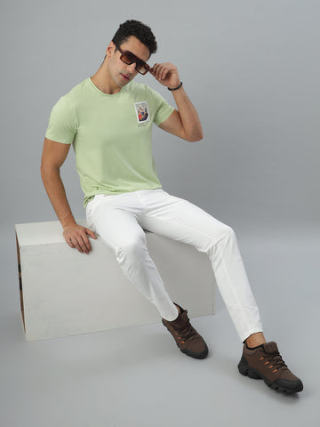 Mint Green Seamless Crew Neck Tshirt
