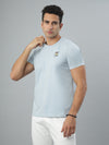 Sky Blue Crew Neck Tshirt