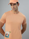 Orange Seamless Crew Neck Tshirt