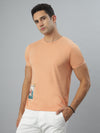Orange Seamless Crew Neck Tshirt