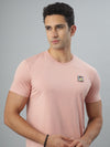 Pink Seamless Crew Neck Tshirt