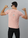 Pink Seamless Crew Neck Tshirt