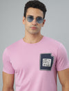 Pink Seamless Crew Neck Tshirt