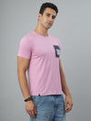Pink Seamless Crew Neck Tshirt