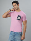 Pink Seamless Crew Neck Tshirt