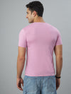 Pink Seamless Crew Neck Tshirt