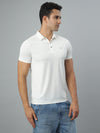 Milky White Smart Polo Tshirt