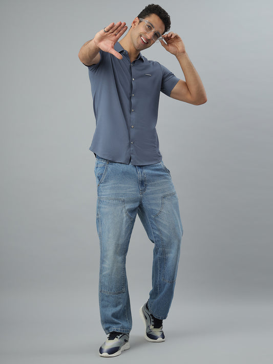 Starry Blue Seamless Shirt