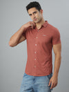 Pink Fine Textured Seamless Shirt