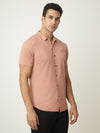 Pink Twill Seamless Shirt