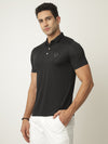 Soft Zed Black Polo Tshirt