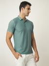 Green Summer Textured Tshirt