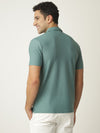 Green Summer Textured Tshirt