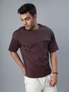 Wine Patch Pocket Oversized Tshirt
