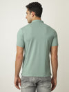 Mint Green Twill Polo Tshirt