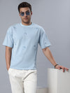 Palm Tree Embroidered Oversized Tshirt