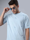 Palm Tree Embroidered Oversized Tshirt