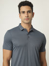 Slate Blue Premium Polo Tshirt