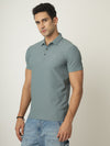 Teal Blue Fine Corded Tshirt