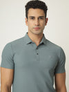Teal Blue Fine Corded Tshirt