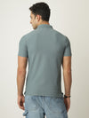 Teal Blue Fine Corded Tshirt