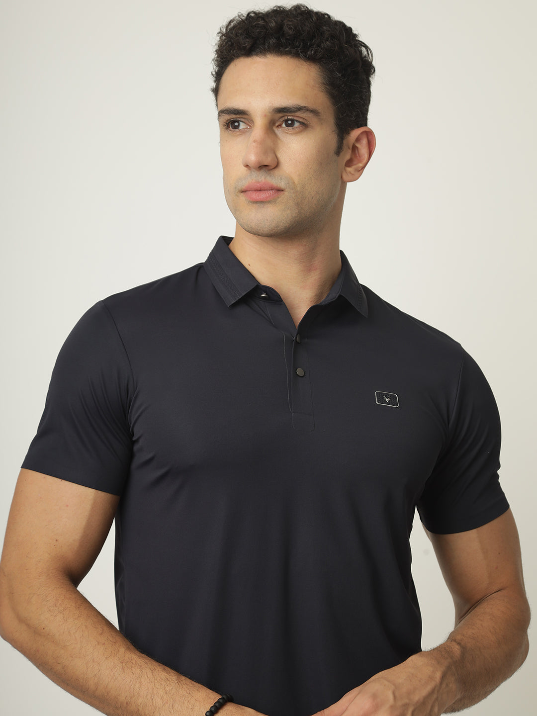 Dark Navy Smart Polo Tshirt