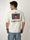 Sanctity Back Print Oversized Tshirt