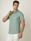 Mint Green Twill Seamless Shirt