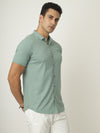 Mint Green Twill Seamless Shirt