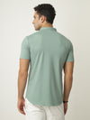 Mint Green Twill Seamless Shirt