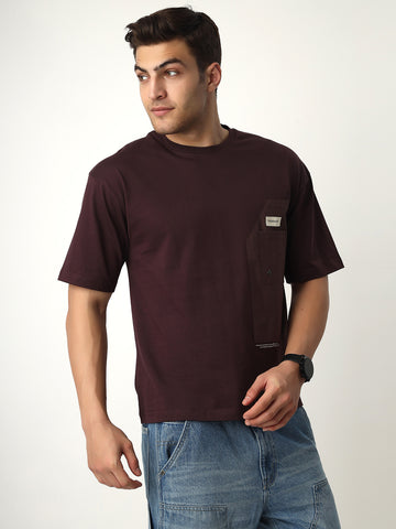 Wine Oversized Tshirt