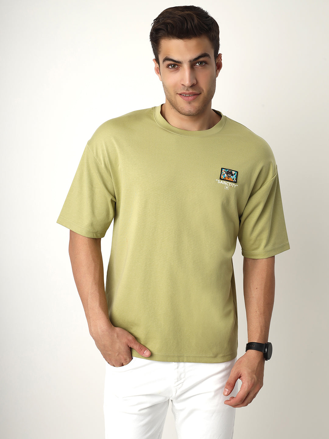 Green Sanctity Oversized Tshirt