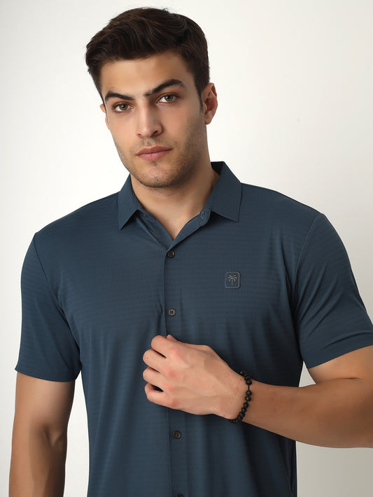 Dark Cyan Casual Shirt