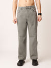 Grey Straight Fit Jeans