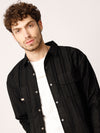 Black Cordruoy Shacket