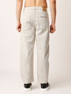 Beige Baggy Fit Jeans