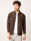 Brown Cordruoy Shacket