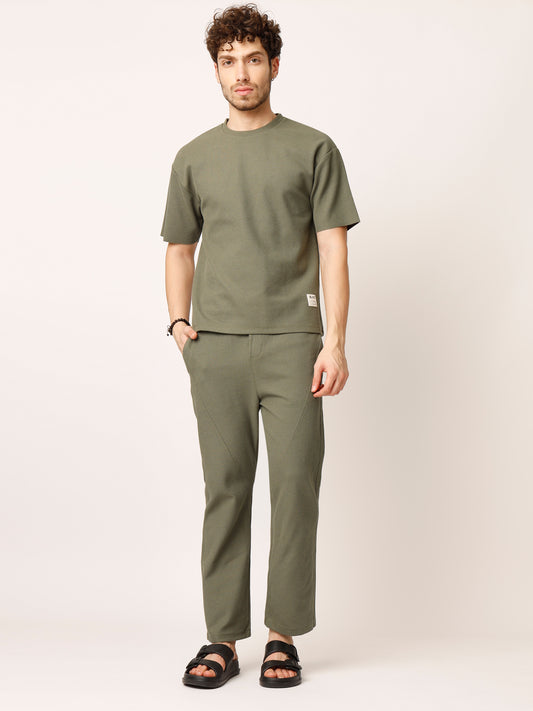 Green Textured Co ords Sets